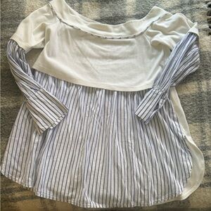 Free people off shoulder tunic